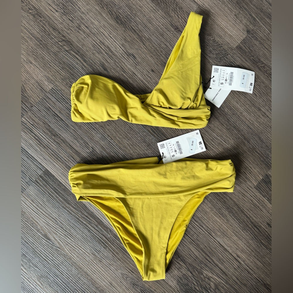 Zara Mustard Bikini Set